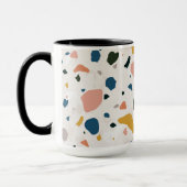 Moderne abstrakte farbenfrohe Muster Tasse (Links)