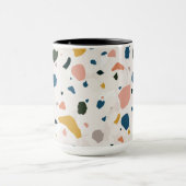 Moderne abstrakte farbenfrohe Muster Tasse (Zentrum)