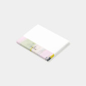 Moderne abstrakte Farbgebung Post-it Klebezettel (angewinkelt)