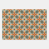 Moderne Abstrakte Farbgestaltung Trendy Chic Geome Geschenkpapier Set (Vorderseite 3)