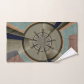 Moderne Abstrakte Farbharmonie Fraktal Kunst Grafi Badhandtuch Set (Handtuch)