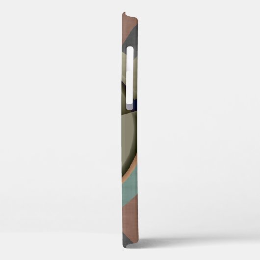 Moderne Abstrakte Farbharmonie Fraktal Kunst Grafi Case-Mate iPhone Hülle (Rückseite / Links)