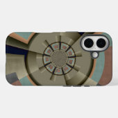 Moderne Abstrakte Farbharmonie Fraktal Kunst Grafi Case-Mate iPhone Hülle (Rückseite (Horizontal))