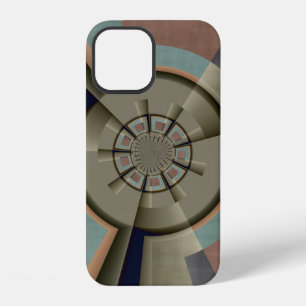 Moderne abstrakte Farbharmonie Fraktal Kunst Grafi iPhone 12 Hülle