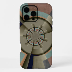 Moderne abstrakte Farbharmonie Fraktal Kunst Grafi iPhone 16 Pro Max Hülle