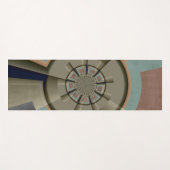 Moderne Abstrakte Farbharmonie Fraktal Kunst Grafi Yogamatte (Vorderseite (Horizontal))