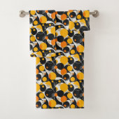 Moderne abstrakte farbige Blasen Badhandtuch Set (Insitu)