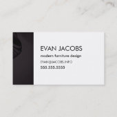 Moderne Abstrakte, farblich-weiße Blume Visitenkarte (Rückseite)