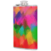 Moderne Abstrakte Farbpinke Flachmann (Links)