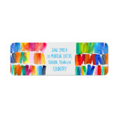 Moderne abstrakte Farbrippen (Vorne)