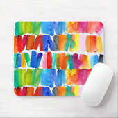 Moderne abstrakte Farbrippen Mousepad (Mit Mouse)