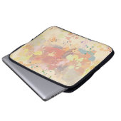 Moderne Abstrakte Farbtöne Laptopschutzhülle (Vorne Knopf)