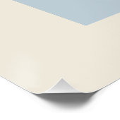 Moderne Abstrakte Farbtöne, Minimalistisches Desig Poster (Ecke)