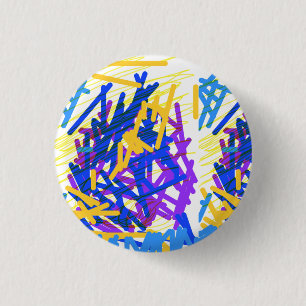 Moderne Abstrakte festliche Paint Splash Button