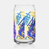 Moderne Abstrakte festliche Paint Splash Dosenglas (Rechts)