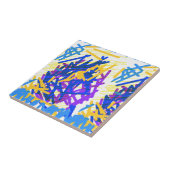 Moderne Abstrakte festliche Paint Splash Fliese (Seite)