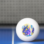 Moderne Abstrakte festliche Paint Splash Tischtennisball (Netto)