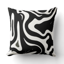 Moderne abstrakte Figuren Schwarz-Weiß-Design