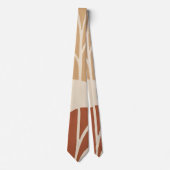 Moderne Abstrakte Flora Neck Tie Krawatte (Vorderseite)