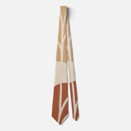 Moderne Abstrakte Flora Neck Tie Krawatte