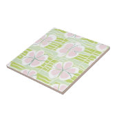 Moderne abstrakte florale Linienmuster (9) Fliese (Seite)