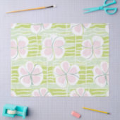 Moderne abstrakte florale Linienmuster (9) Seidenpapier (Basteln)