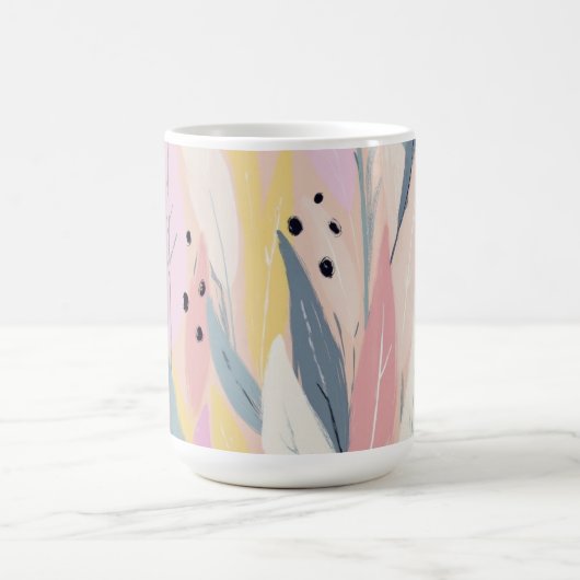 Moderne Abstrakte Foliage Kaffeetasse (Mittel)