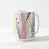 Moderne Abstrakte Foliage Kaffeetasse (VorderseiteRechts)