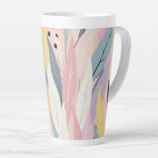 Moderne Abstrakte Foliage Milchtasse (Rechte Ecke)