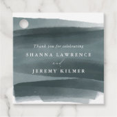 Moderne Abstrakte formale Hochzeitstipps Geschenkanhänger (Vorderseite)