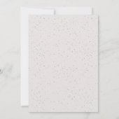 Moderne Abstrakte Formen Aquamarin & Braun Hochzei Einladung (Rückseite)