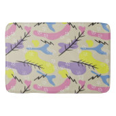 Moderne Abstrakte Formen Bath Mat Badematte (Vorderseite)