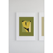 Moderne Abstrakte Formen in erdigen Tönen II Poster