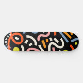 Moderne Abstrakte Formen - kundenspezifischer Pers Skateboard (Horizontal)