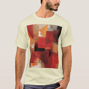 Moderne Abstrakte Formen Malerei Kunst T-Shirt