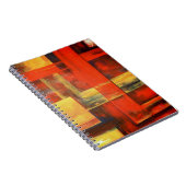 Moderne Abstrakte Formen Notizblock (Rechte Seite)