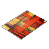 Moderne Abstrakte Formen Notizblock (Linke Seite)