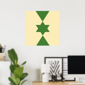 moderne abstrakte Formen Poster (Heimbüro)