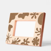 Moderne Abstrakte Formen und Blumenmuster Geätzte Rahmen (Links)