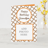 Moderne Abstrakte Foto-Card Glückwunsch Geburtstag Karte (Gelbe Blume)