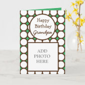 Moderne Abstrakte Foto-Card Glückwunsch Geburtstag Karte (Gelbe Blume)