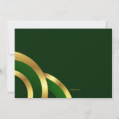 Moderne Abstrakte Foto-Einladung Einladung (Rückseite)