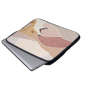 Moderne Abstrakte Fox & The Hills Laptopschutzhülle (Vorne Knopf)