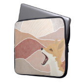 Moderne Abstrakte Fox & The Hills Laptopschutzhülle (Vorderseite Links)