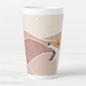 Moderne Abstrakte Fox & The Hills Milchtasse (Vorderseite)