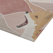 Moderne Abstrakte Fox & The Hills Schneidebrett (Ecke)