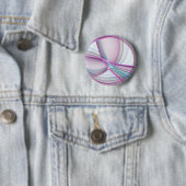 Moderne Abstrakte Fraktal-Kunst Button (Beispiel)