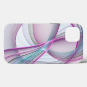 Moderne Abstrakte Fraktal-Kunst Case-Mate iPhone Hülle (Rückseite (Horizontal))