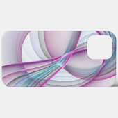 Moderne Abstrakte Fraktal-Kunst Case-Mate iPhone Hülle (Rückseite (Horizontal))