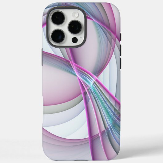 Moderne Abstrakte Fraktal-Kunst Case-Mate iPhone Hülle (Rückseite)